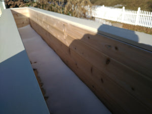 Custom Planter Box with 10' bench